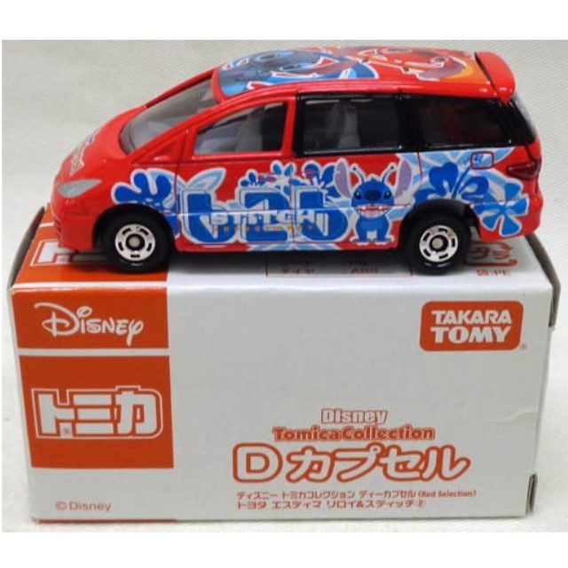 [MDL] (単品) 1/65 トヨタ エスティマ リロイ＆スティッチ2(レッド) 「ディズニー トミカコレクション Dカプセル Red Selection」 完成品 ミニカー タカラトミー