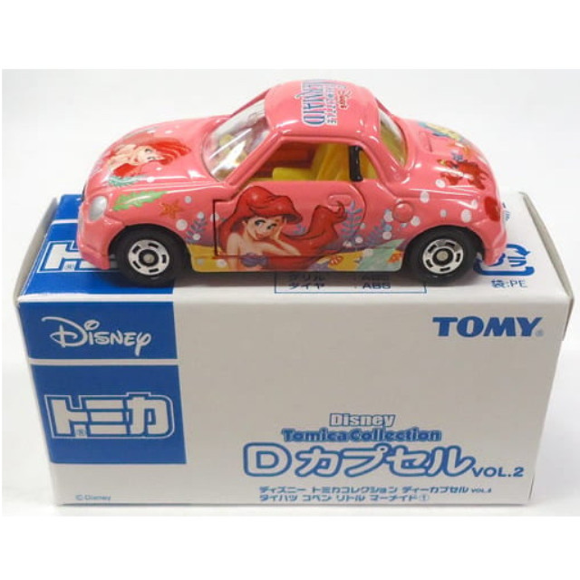 [MDL] (単品) 1/54 ダイハツ コペン リトルマーメイド1(ピンク) 「ディズニー トミカコレクション Dカプセル VOL.2」 完成品 ミニカー タカラトミー