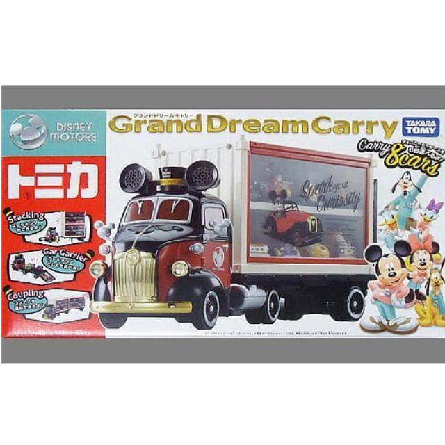[MDL] グランドドリームキャリー(ブラック×レッド×アイボリー) 「トミカ ディズニーモータース」 完成品 ミニカー タカラトミー