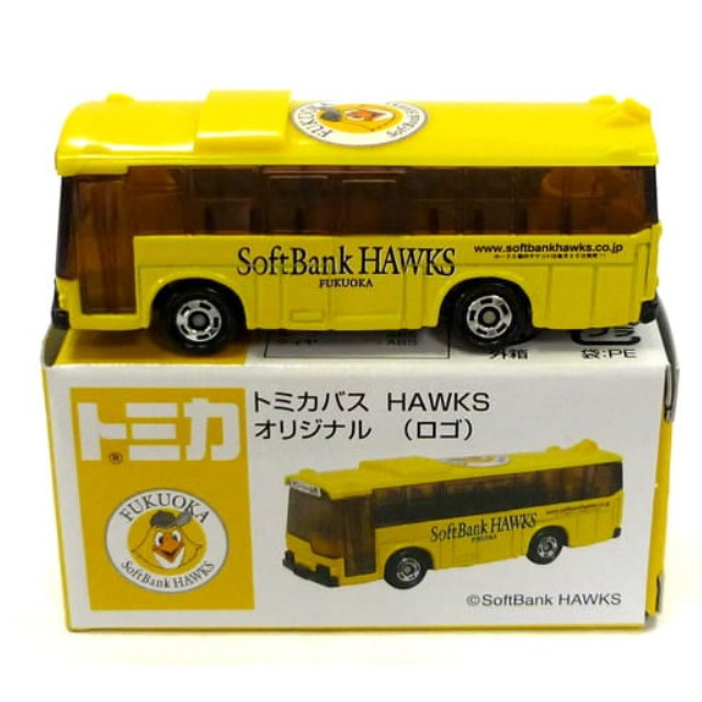 [MDL] 1/130 HAWKS オリジナルバス ロゴ(イエロー) 「トミカ」 福岡ソフトバンクホークスマーケティング特注モデル 完成品 ミニカー タカラトミー