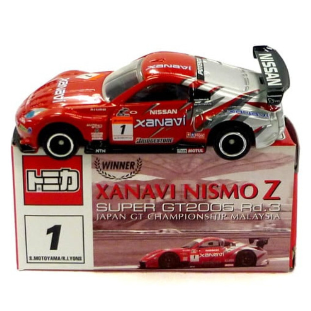 [MDL] 日産 フェアレディZ レーシング XANAVI NISMO Z SUPER GT2005 Rd.3 JAPAN GT CHAMPIONSHIP MALAYSIA #1(レッド×シルバー) 「トミカ」 アイアイアド・カンパニー特注 完成品 ミニカー タカラトミー
