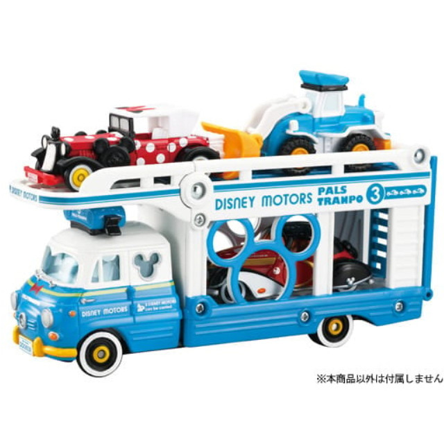 [MDL] パルズトランポ ドナルドダック(ホワイト×ブルー) 「トミカ ディズニーモータース」 完成品 ミニカー タカラトミー