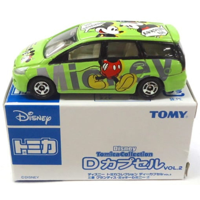 [MDL] (単品) 1/64 三菱 グランディス ミッキー＆ミニー2(ライトグリーン) 「ディズニートミカコレクション Dカプセル VOL.2」 完成品 ミニカー タカラトミー