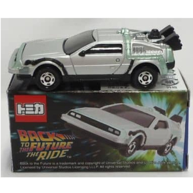 [MDL] デロリアン(シルバー) 「トミカ BACK TO THE FUTURE THE RIDE」 ユニバーサル・スタジオ・ジャパン限定 完成品 ミニカー タカラトミー