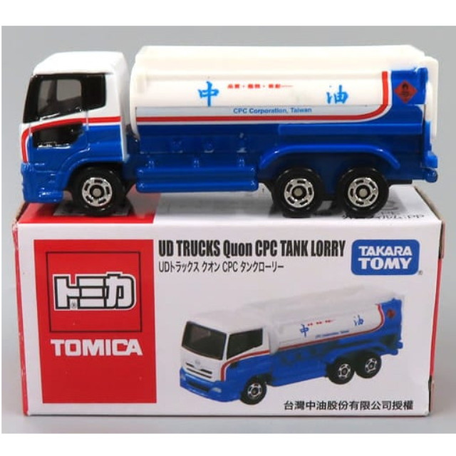 [MDL] UDトラックス クオン CPC タンクローリー(ホワイト×ブルー) 「トミカ」 台湾中油特注 アジア限定 完成品 ミニカー タカラトミー