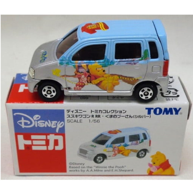 [MDL] 1/56 スズキ ワゴンR RR くまのプーさん(シルバー×スカイブルー) 「ディズニー トミカコレクション」 完成品 ミニカー タカラトミー