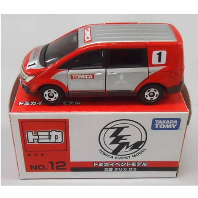 [MDL] 1/65 三菱 デリカ D：5 #1(シルバー×レッド) 「トミカ イベントモデル No.12」 完成品 ミニカー タカラトミー