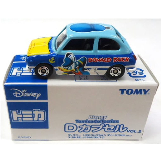 [MDL] (単品) 1/54 スバル R2 ドナルドダッグ2(ブルー×イエロー) 「ディズニートミカコレクション Dカプセル VOL.2」 完成品 ミニカー タカラトミー