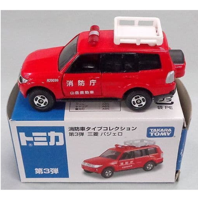 [MDL] 1/65 三菱 パジェロ(レッド×ホワイト) 「トミカ 消防タイプコレクション 第3弾」 イオン限定 完成品 ミニカー タカラトミー