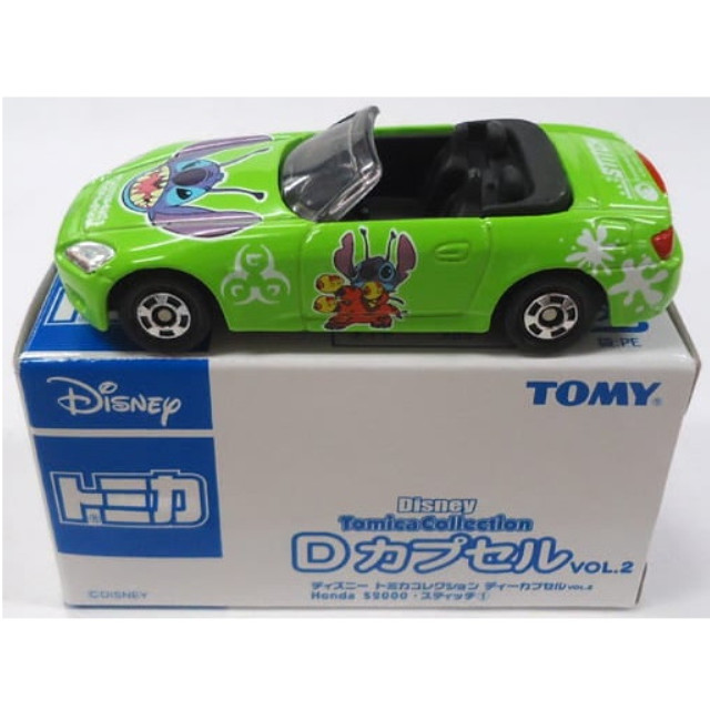 [MDL] (単品) 1/57 Honda S2000 スティッチ1(グリーン) 「ディズニートミカコレクション Dカプセル VOL.2」 完成品 ミニカー タカラトミー