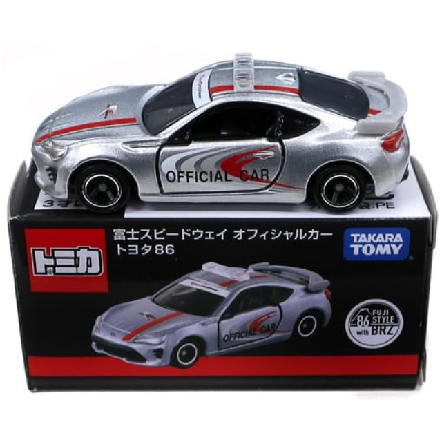 [MDL] 1/60 トヨタ86 富士スピードウェイ オフィシャルカー(シルバー×レッド) 「トミカ」 FUJI STYLE with BRZ特注 完成品 ミニカー タカラトミー