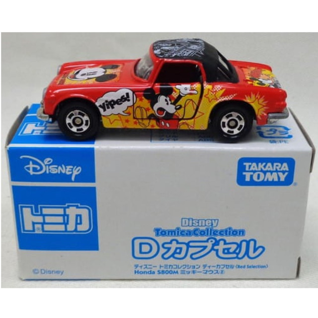[MDL] (単品) 1/51 Honda S800M ミッキーマウス2(レッド×ブラック) 「ディズニー トミカコレクション Dカプセル Red Selection」 完成品 ミニカー タカラトミー