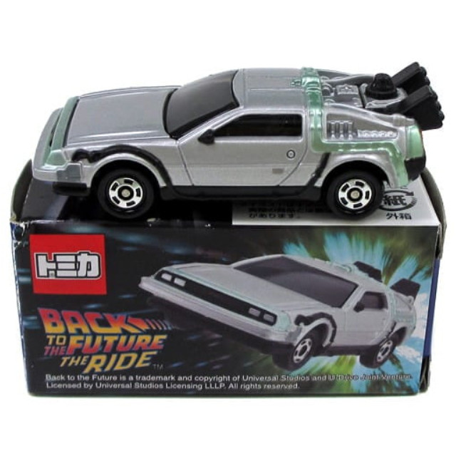 [MDL] デロリアン(シルバー) 「トミカ BACK TO THE FUTURE THE RIDE」 ユニバーサル・スタジオ・ジャパン限定 完成品 ミニカー タカラトミー