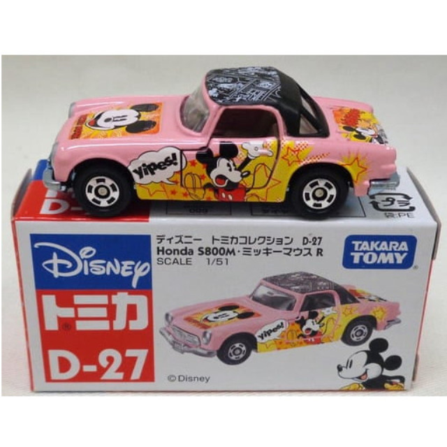 [MDL] 1/51 ホンダ S800M ミッキーマウス R(ピンク×ブラック) 「ディズニー トミカコレクション D-27」 完成品 ミニカー タカラトミー