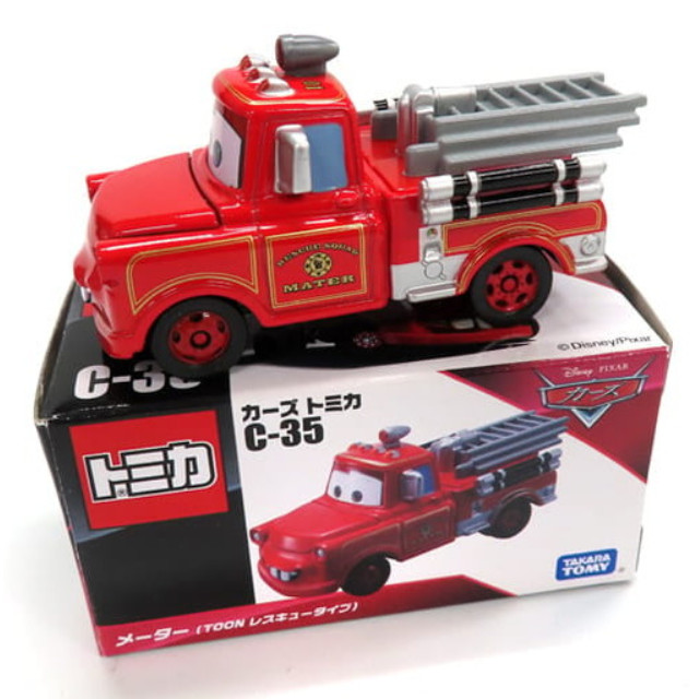 [MDL] メーター TOONレスキュータイプ(レッド×グレー) 「カーズ・トミカ C-35」 完成品 ミニカー タカラトミー