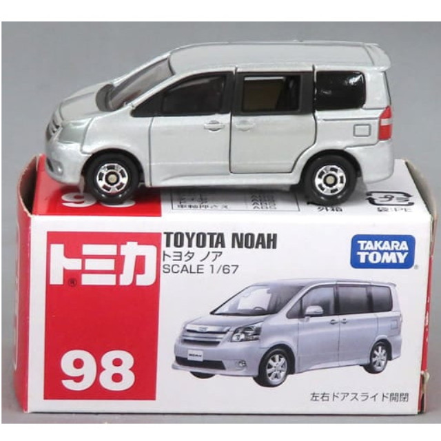 [MDL] (単品) 1/67 トヨタ ノア(シルバー/赤箱) 「トミカ No.98」 完成品 ミニカー タカラトミー