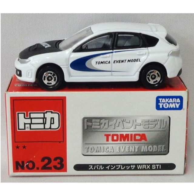 [MDL] 1/59 スバル インプレッサ WRX STi(ホワイト×ブルー) 「トミカ イベントモデル No.23」 完成品 ミニカー タカラトミー