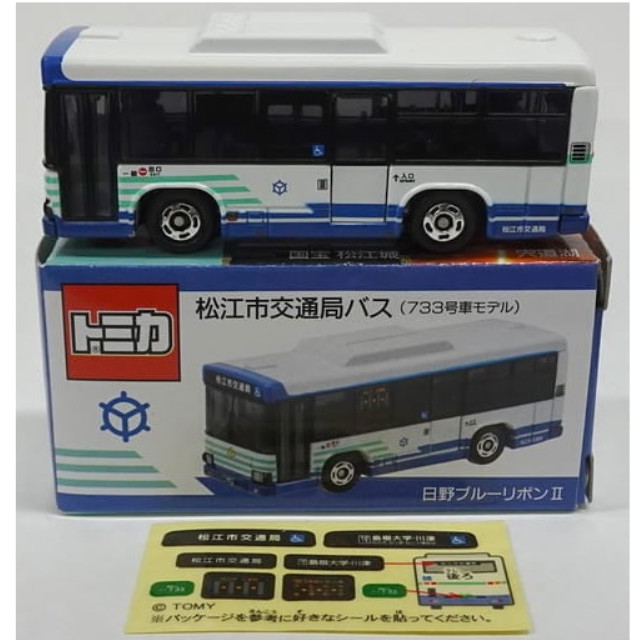 [MDL] 1/141 日野ブルーリボンII 松江市交通局バス 433号車モデル(ホワイト×ブルー) 「トミカ」 完成品 ミニカー タカラトミー