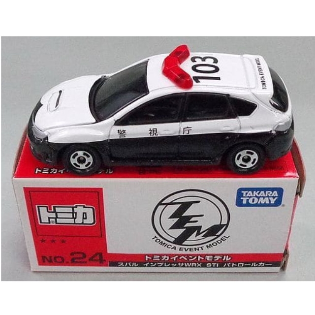 [MDL] 1/59 スバル インプレッサ WRX STI パトロールカー 警視庁仕様(ホワイト×ブラック) 「トミカ イベントモデル No.24」 完成品 ミニカー タカラトミー