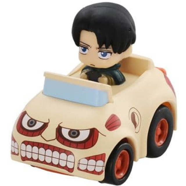 [MDL] チョロQ MIX QM-10 リヴァイ(ベージュ×ブラック×レッド) 「進撃の巨人」 完成品 ミニカー タカラトミー