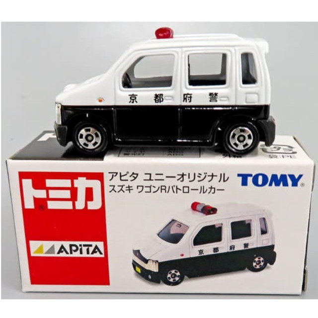 [MDL] 1/57 スズキ ワゴンR パトロールカー 京都府警(ホワイト×ブラック) 「トミカ」 アピタ ユニーオリジナル 完成品 ミニカー タカラトミー