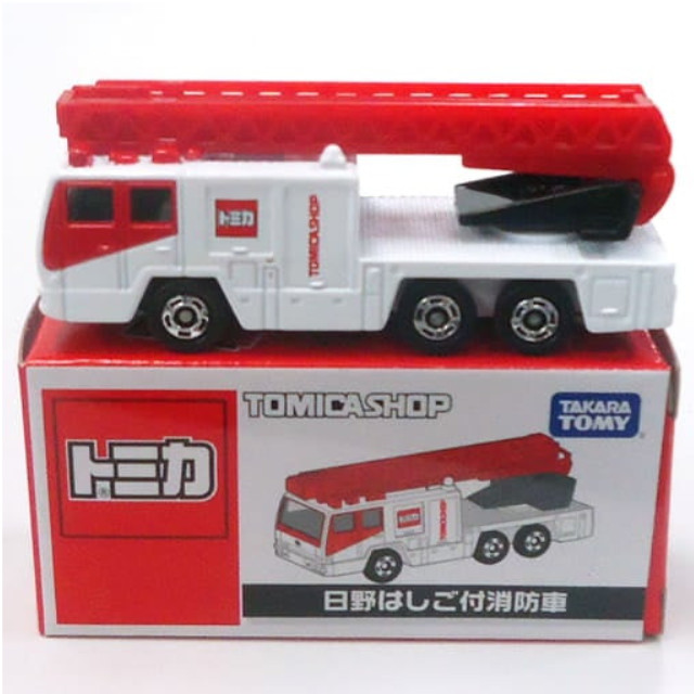 [MDL] 1/139 日野 はしご付き消防車(ホワイト×レッド) 「トミカ」 トミカショップ限定 完成品 ミニカー タカラトミー