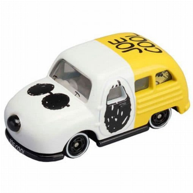 [MDL] (単品) スヌーピー ジョー・クール(ホワイト×イエロー) 「ドリームトミカ HAPPY 50 YEARS IN JAPAN SNOOPY くじ」 完成品 ミニカー タカラトミー