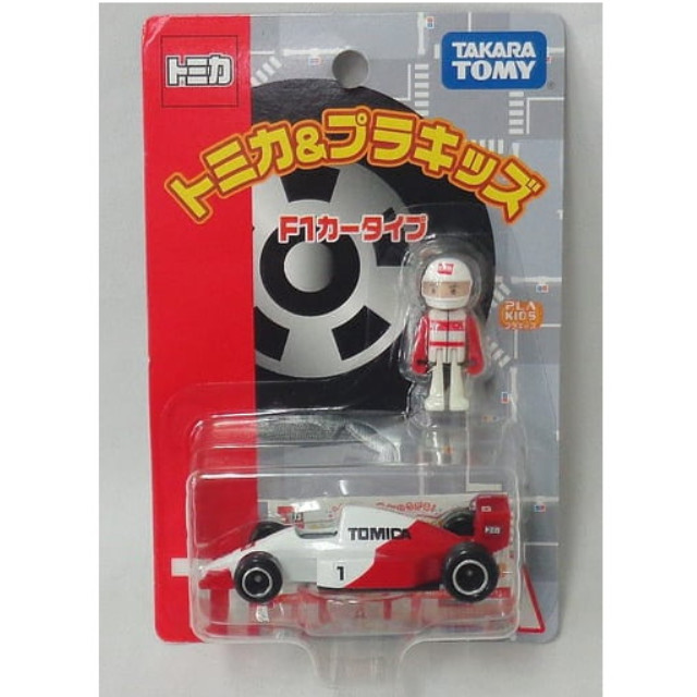 [MDL] F1カータイプ #1(ホワイト×レッド) 「トミカ＆プラキッズ」 完成品 ミニカー タカラトミー