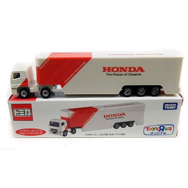 [MDL] Honda レーシングトランスポーター(ホワイト×レッド) 「トイザらスオリジナル トミカ」 完成品 ミニカー タカラトミー