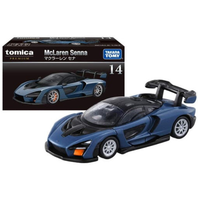 [MDL] 1/62 マクラーレン セナ (ネイビー×ブラック) 「トミカプレミアム 14」 完成品 ミニカー タカラトミー