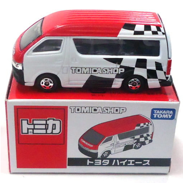 [MDL] 1/64 トヨタ ハイエース(ホワイト×レッド×ブラック) 「トミカ」 トミカショップ限定 完成品 ミニカー タカラトミー