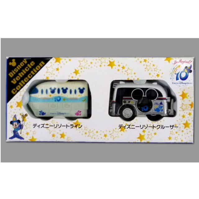 [MDL] チョロQ ディズニーリゾートライン(ホワイト×グレー)＆ディズニーリゾートクルーザー(ホワイト×シルバー) 2台セット 「ディズニービークルコレクション」 東京ディズニーリゾート限定 完成品 ミニカー タカラトミー