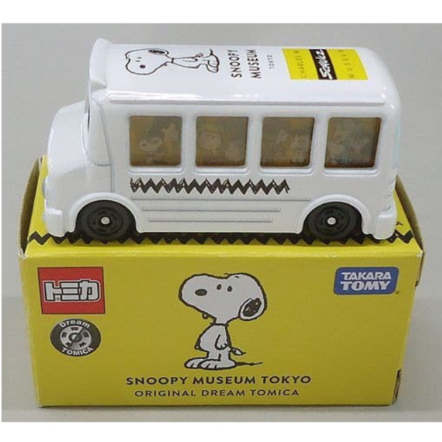 [MDL] スヌーピーミュージアム開館1周年記念バス(ホワイト) 「ドリームトミカ」 スヌーピーミュージアム限定 完成品 ミニカー タカラトミー