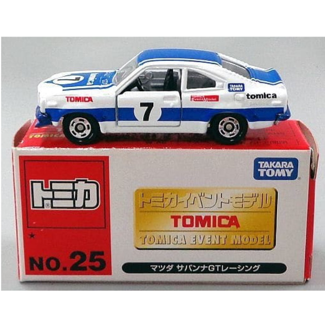 [MDL] 1/59 マツダ サバンナ GT レーシング #7(ホワイト×ブルー) 「トミカ イベントモデル No.25」 完成品 ミニカー タカラトミー