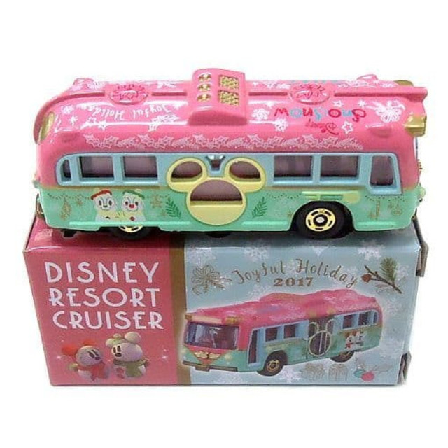 [MDL] ディズニーリゾートクルーザー ディズニー クリスマス2017 スノースノーVer.(ライトグリーン×ピンク) 「トミカ」 東京ディズニーリゾート限定 完成品 ミニカー タカラトミー
