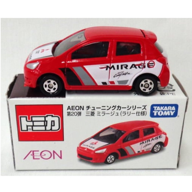 [MDL] (単品) 1/59 三菱 ミラージュ ラリー仕様(レッド×ホワイト) 「トミカ AEON チューニングカーシリーズ 第20弾」 イオン限定 完成品 ミニカー タカラトミー