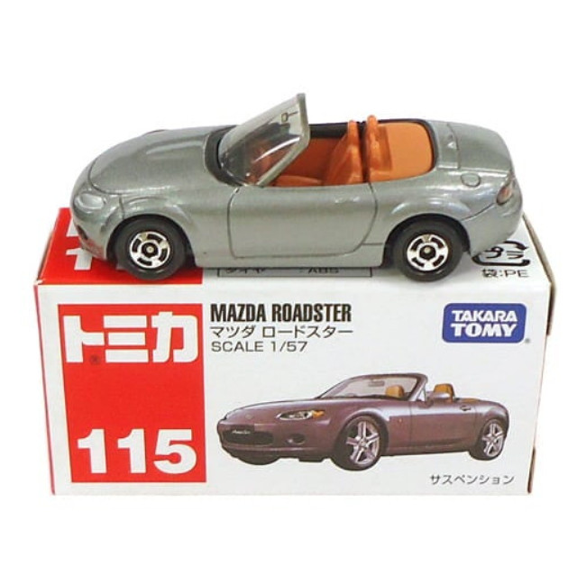 [MDL] 1/57 マツダ ロードスター(グレー/赤箱) 「トミカ No.115」 完成品 ミニカー タカラトミー