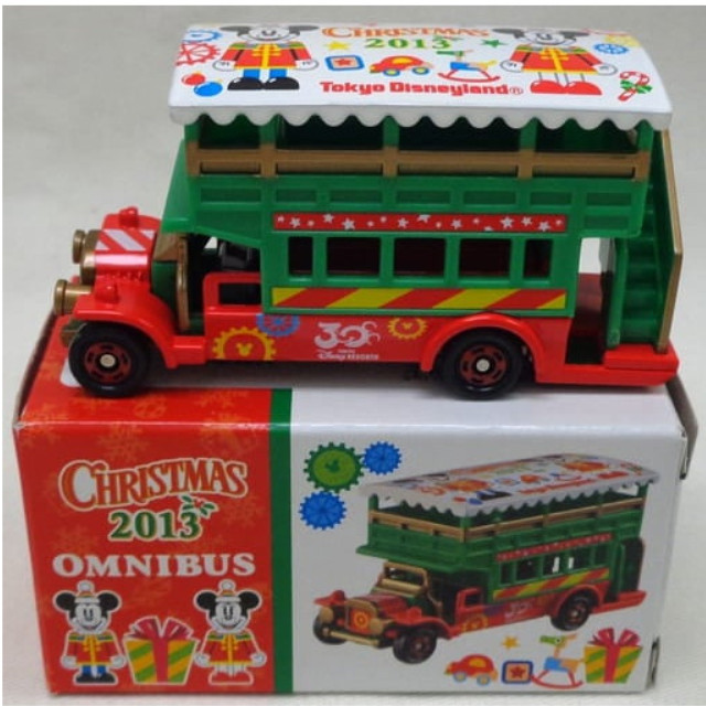 [MDL] オムニバス クリスマス2013(ホワイト×グリーン×レッド) 「トミカ」 東京ディズニーリゾート限定 完成品 ミニカー タカラトミー