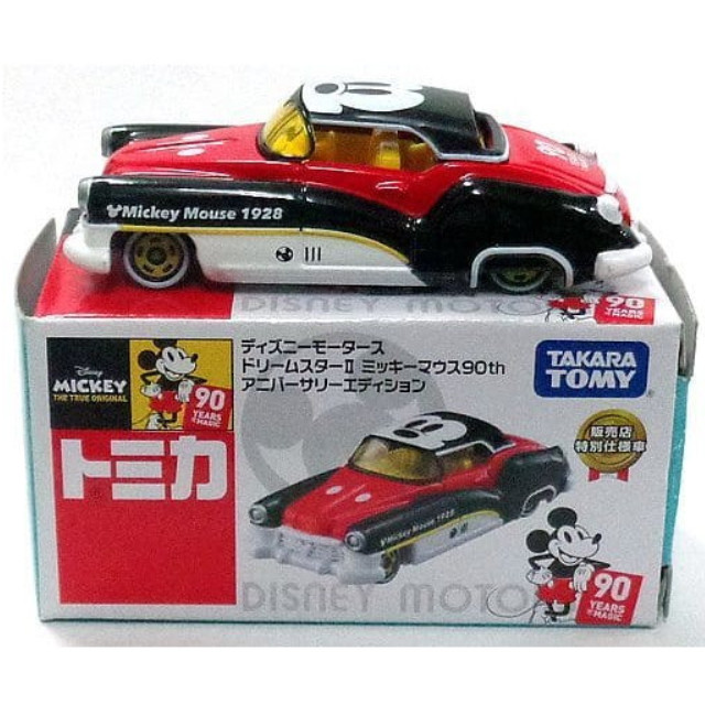 [MDL] ドリームスターII ミッキーマウス90thアニバーサリーエディション(ブラック×レッド×ホワイト) 「トミカ ディズニーモータース」 完成品 ミニカー タカラトミー