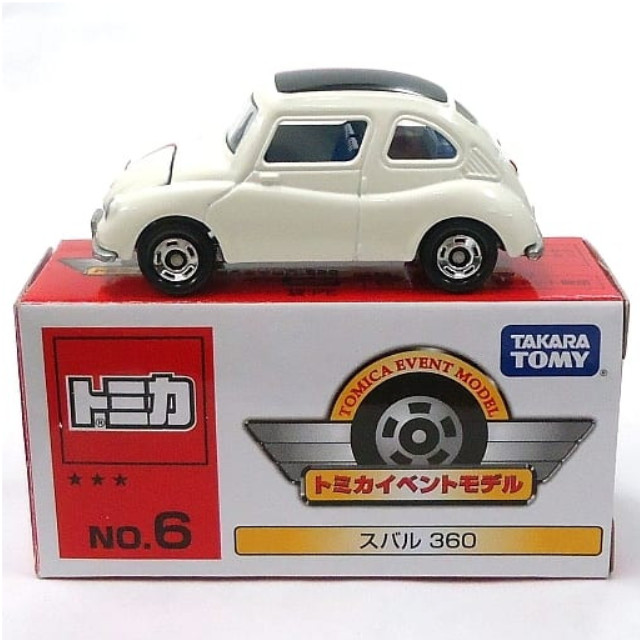 [MDL] 1/50 スバル 360(ホワイト×ブラック×レッド) 「トミカ イベントモデル No.6」 完成品 ミニカー タカラトミー