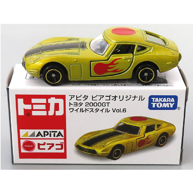 [MDL] 1/59 トヨタ 2000GT(ゴールド×ブラック×レッド) 「トミカ ワイルドスタイル Vol.6」 アピタ ピアゴオリジナル 完成品 ミニカー タカラトミー