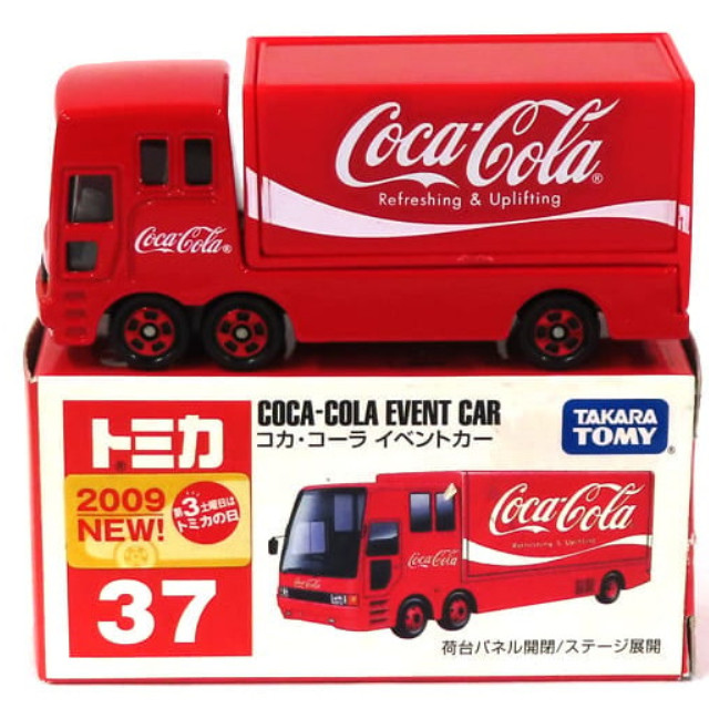 [MDL] コカ・コーラ イベントカー(レッド/赤箱) 「トミカ No.37」 完成品 ミニカー タカラトミー