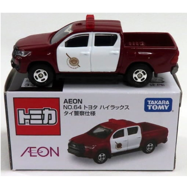 [MDL] 1/70 トヨタ ハイラックス タイ警察仕様(レッド×ホワイト) 「トミカ」 イオン限定 完成品 ミニカー タカラトミー