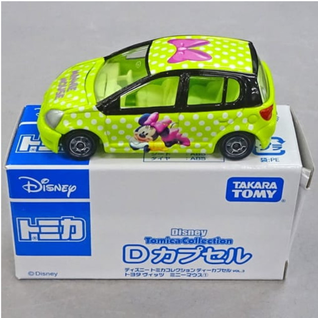 [MDL] (単品) 1/59 トヨタ ヴィッツ ミニーマウス2(グリーン) 「ディズニートミカコレクション Dカプセル VOL.3」 完成品 ミニカー(770978) タカラトミー