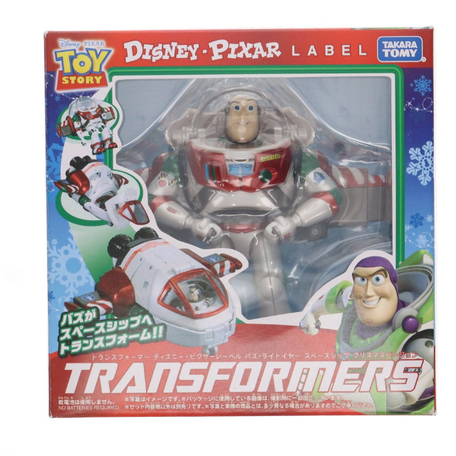 [TOY]セブンイレブンネット限定 トランスフォーマー ディズニー・ピクサーレーベル バズ・ライトイヤー スペースシップ クリスマスバージョン トイ・ストーリー 完成トイ タカラトミー