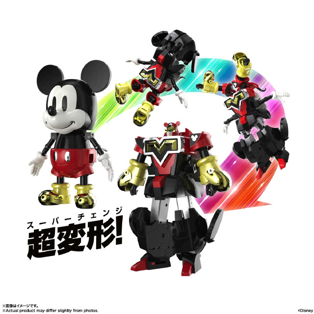 [TOY] 超合金 超変形 ミッキーマウス by 大河原邦男 ディズニーキャラクター 完成トイ バンダイスピリッツ