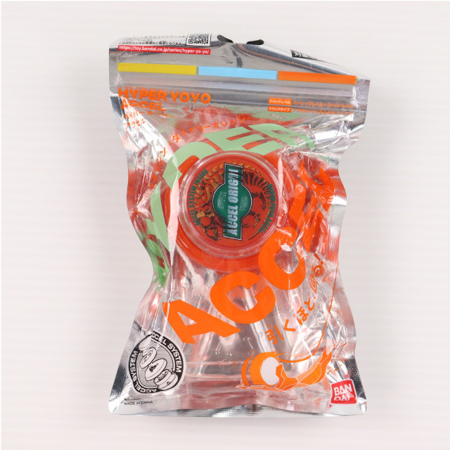 [TOY] HYPER YOYO ACCEL アクセルオリジン-ダイナソーオレンジ- ハイパーヨーヨーACCEL 完成トイ(2757075) バンダイ