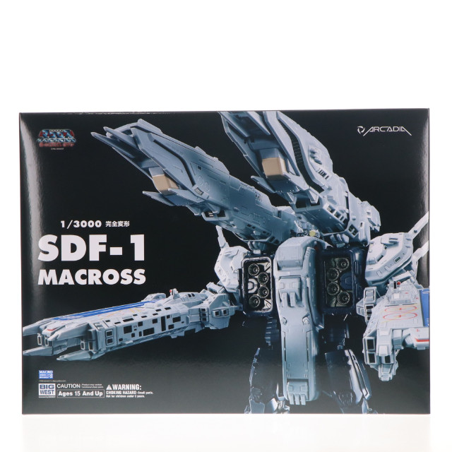 [TOY] 完全変形 1/3000 SDF-1 MACROSS(マクロス) 超時空要塞マクロス 愛・おぼえていますか 完成トイ アルカディア