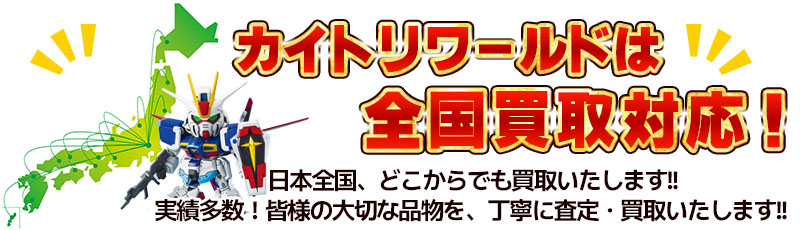 カイトリワールドは全国買取対応